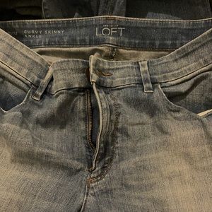 Loft curvy skinny jeans
